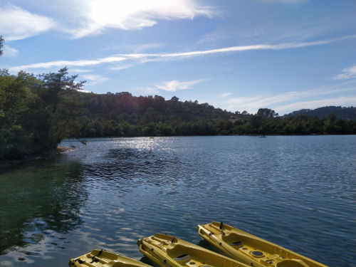 Cano&euml; dans les gorges du Verdon