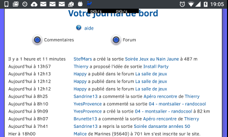 Si On Sortait mobile : le journal
