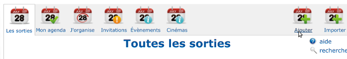 Organiser une sortie sur Si On Sortait